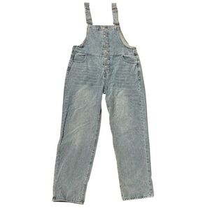 Light Wash Denim Overalls